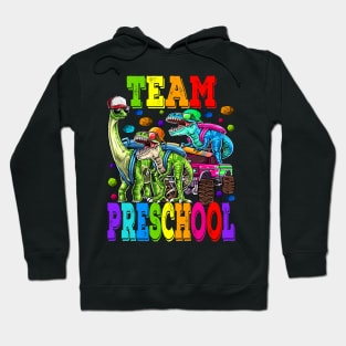 Team Preschool Monster Truck Dinosaur T Rex Hoodie